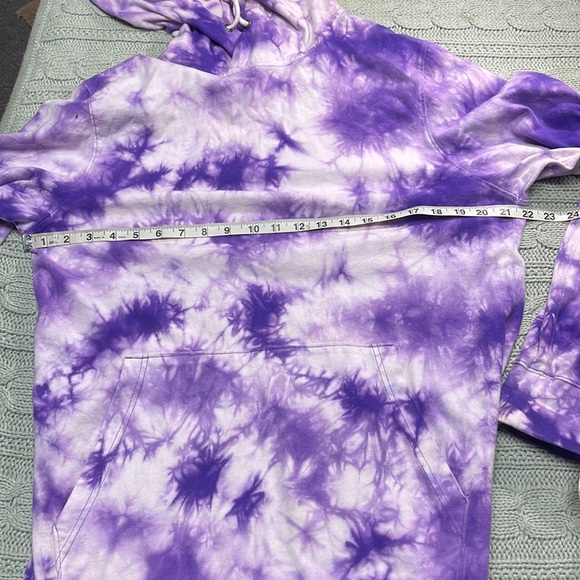 Empyre tie dye, purple hoodie, tunic size large - Picture 7 of 8